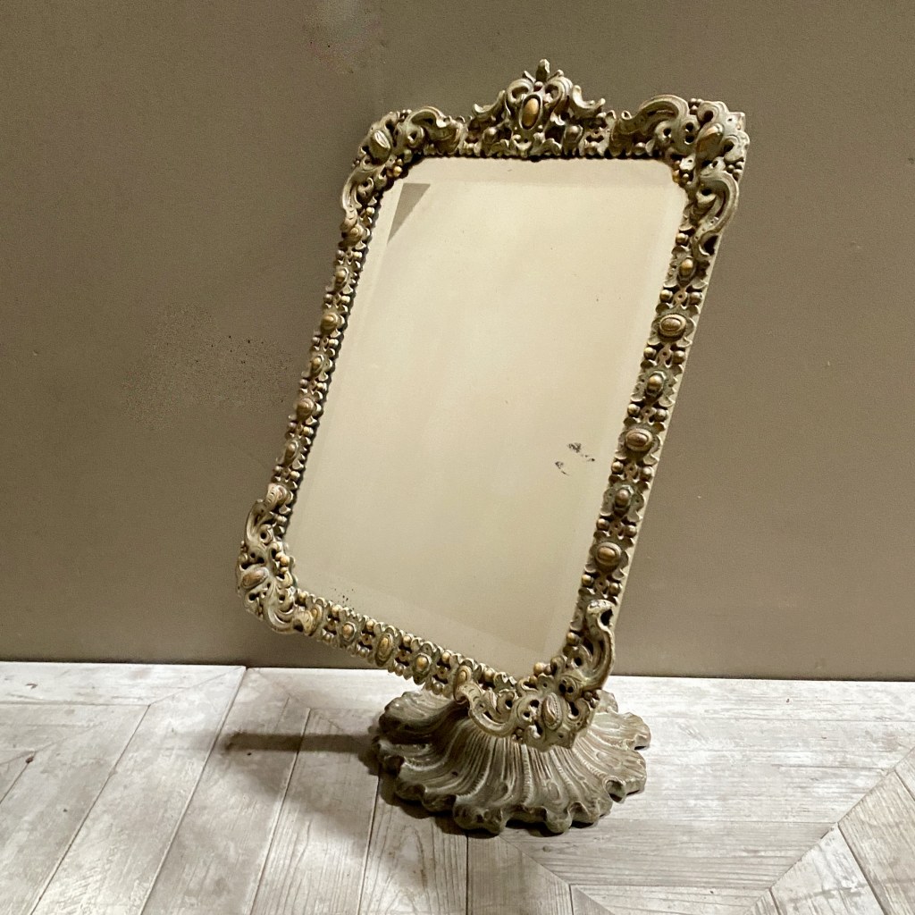 Picture of: A Rare Cth Papier Mache Mirror Mirror on Stand by Charles