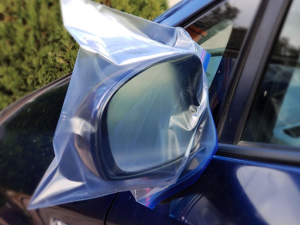 Picture of: Does Putting a Ziplock Bag Over a Car Mirror Have a Legitimate