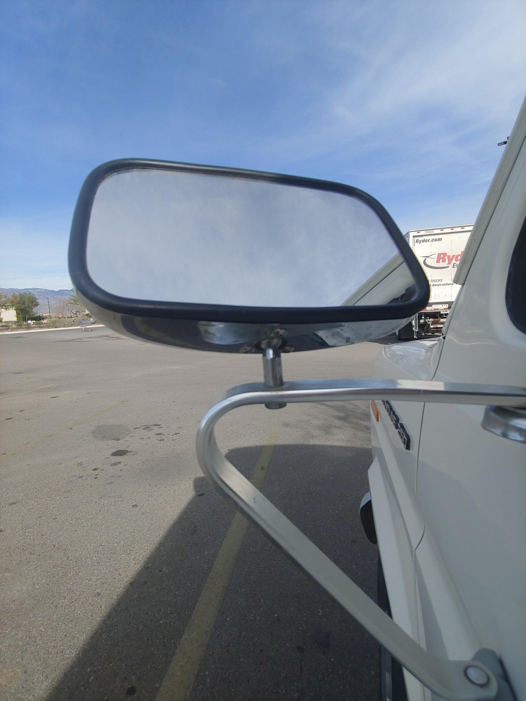 Picture of: Driver side mirror keeps getting pushed down by wind pressure at