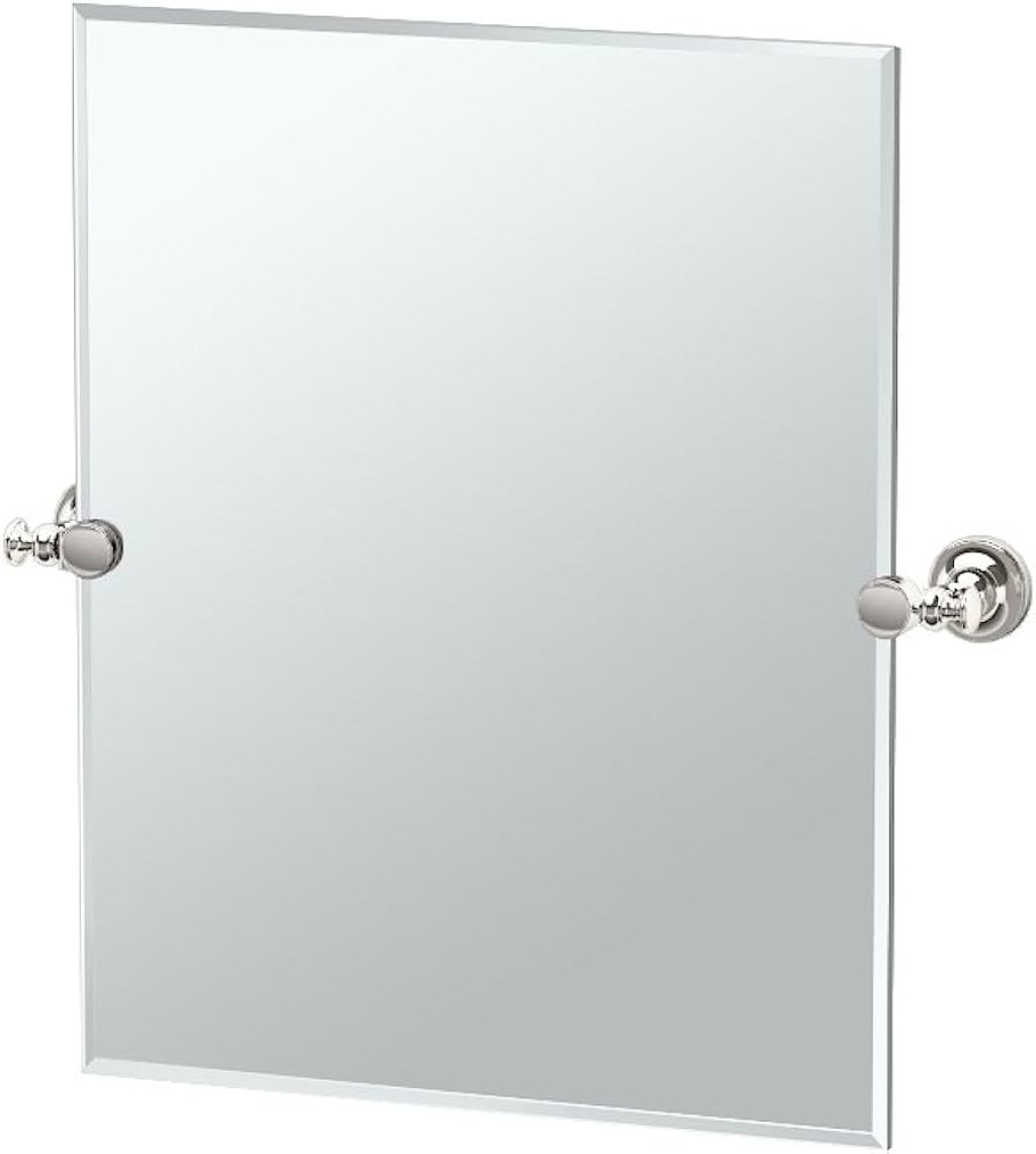 Picture of: Gatco SM Tavern Small Mirror, Polished Nickel : Amazon