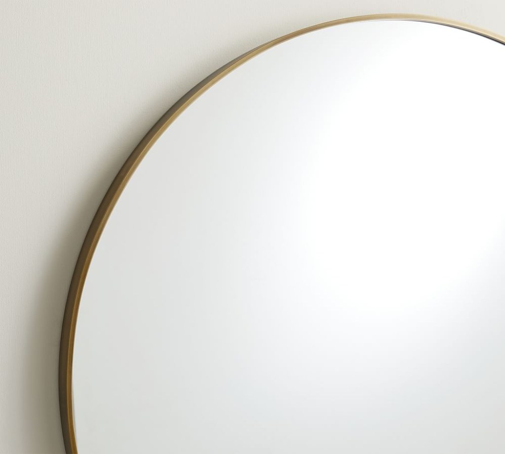 Picture of: Linden Round Mirror  Pottery Barn