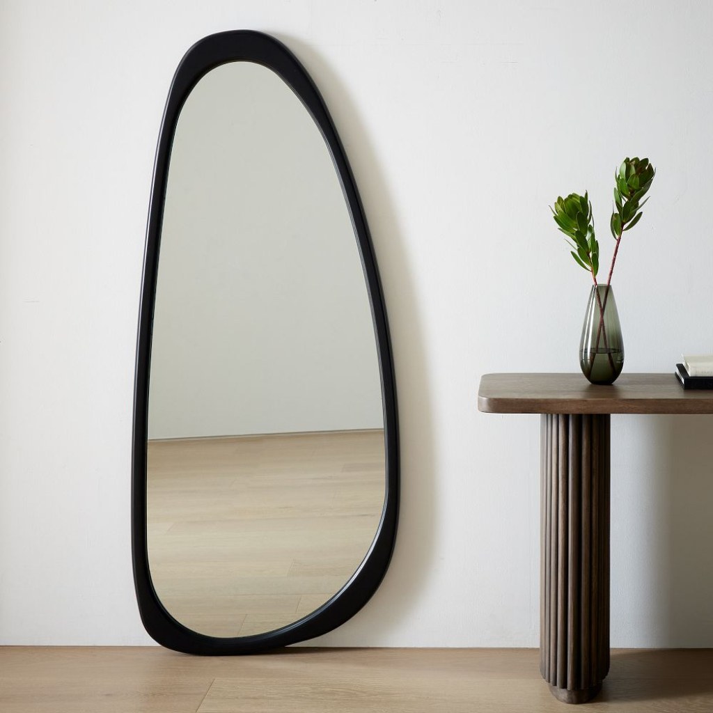 Picture of: Mid Century Asymmetrical Floor Mirror