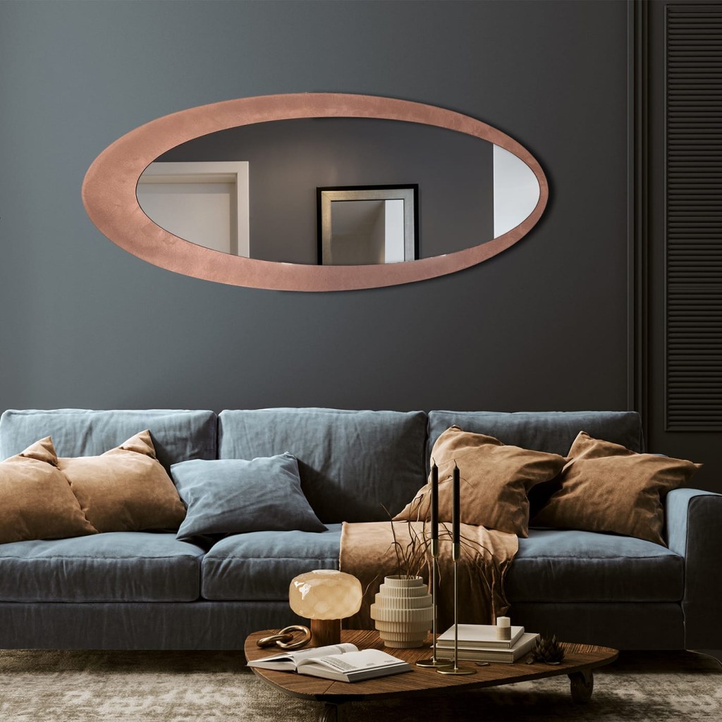 Picture of: Orbit Oval Copper Mirror by Fabio Casali Casali Home  Artemest