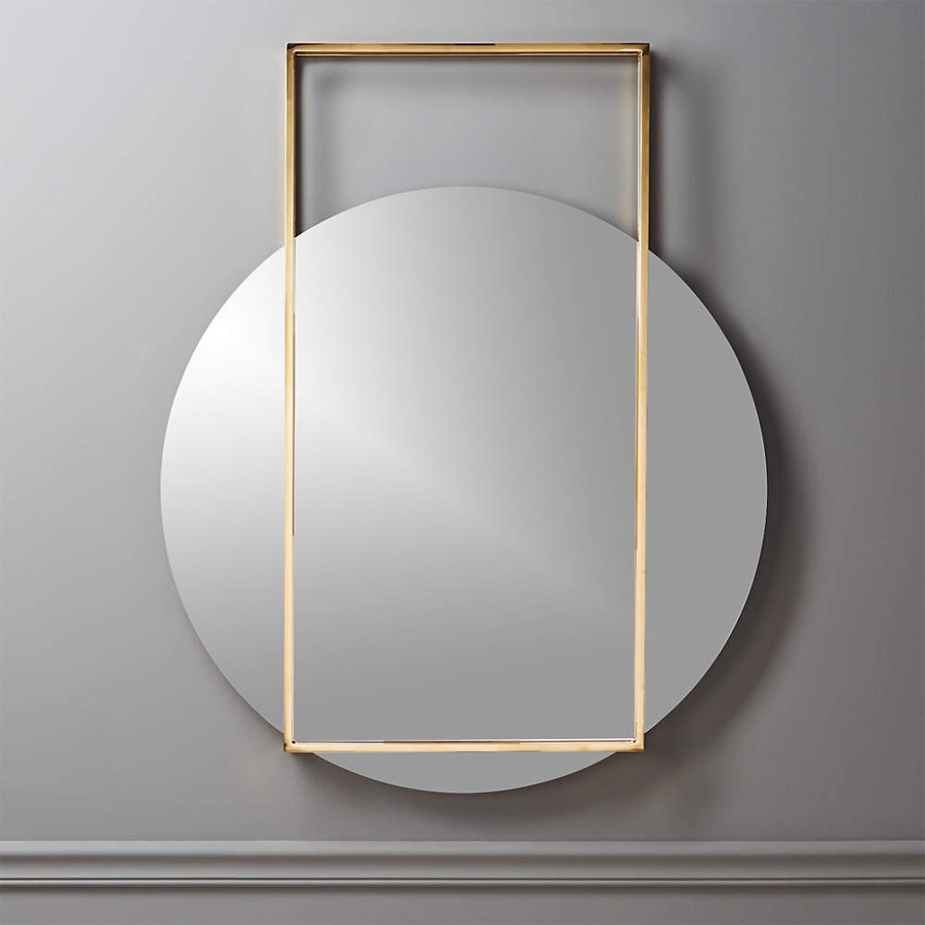 Picture of: Pendulum Gold Round Wall Mirror “x” + Reviews  CB