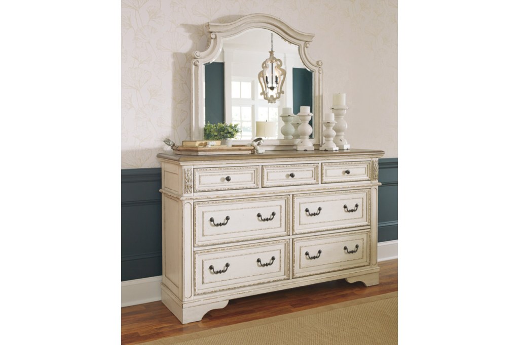 Picture of: Realyn  Drawer Dresser and Mirror  Ashley