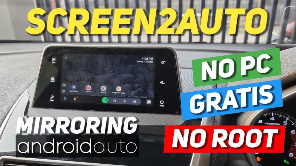 Picture of: () ScreenAuto – Mirroring di Android Auto  No Root, Gratis, No PC