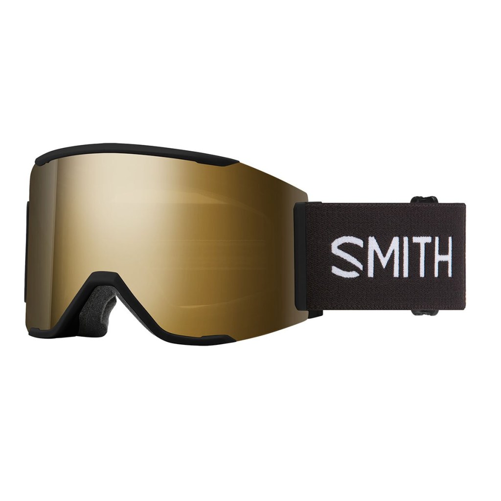 Picture of: Smith SQUAD MAG Black / ChromaPop Sun Black Gold Mirror + Lens