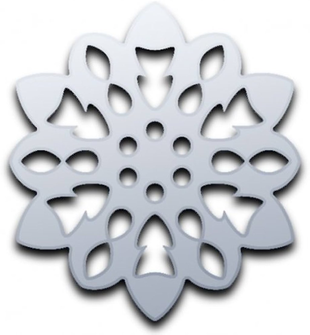 Picture of: Super Cool Creations Snowflake Fluffy Mirror, P