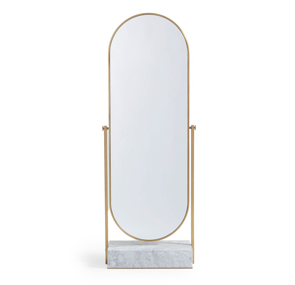 Picture of: Tompkins Marble Pivot Floor Mirror  Mitchell Gold + Bob Williams
