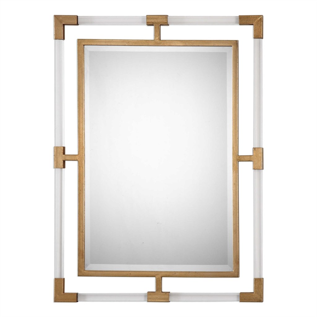 Picture of: Uttermost Balkan Modern Gold Wall Mirror