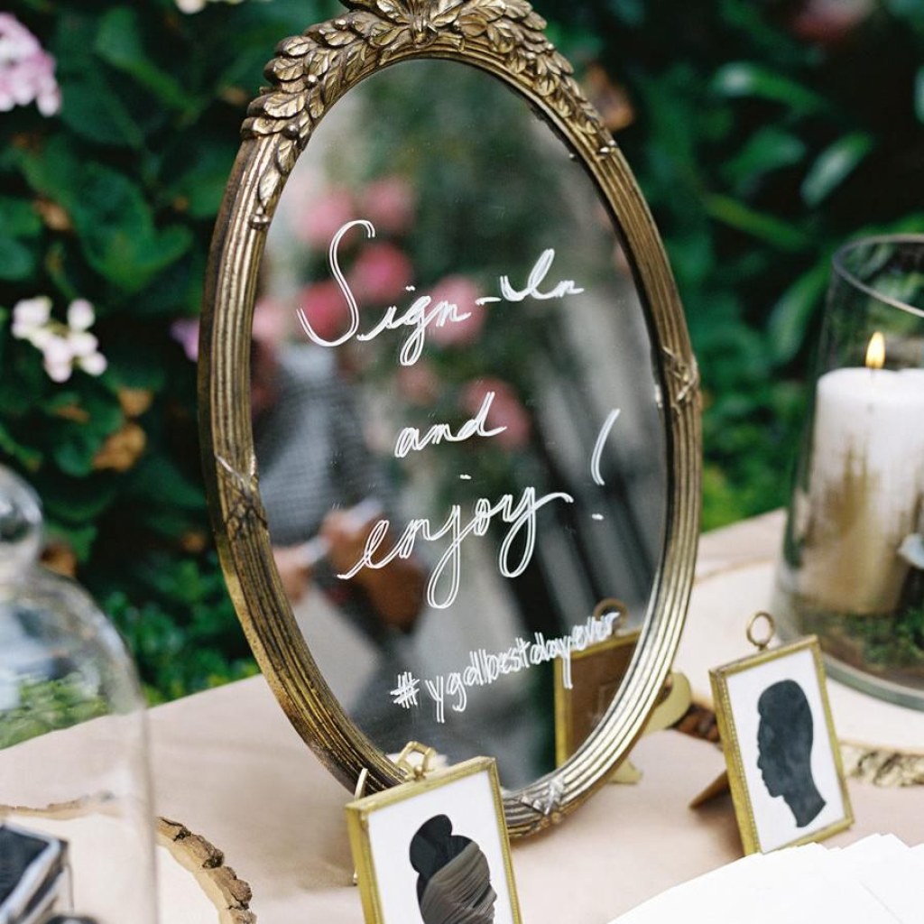 Picture of: Wedding Mirror Signs Aren’t Going Anywhere: Here Are  We Love