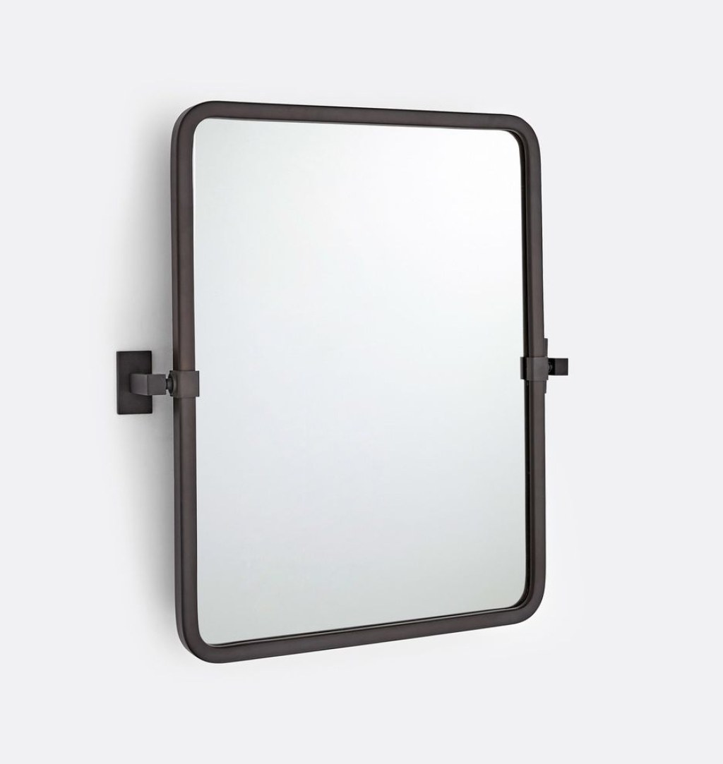 Picture of: Yaquina Rounded Rectangle Pivot Mirror  Mirror, Bath mirror